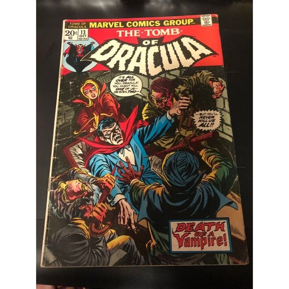 Marvel Comics Tomb of Dracula #13 Blade Origin-Cameo Deacon Frost- 3rd Blade app